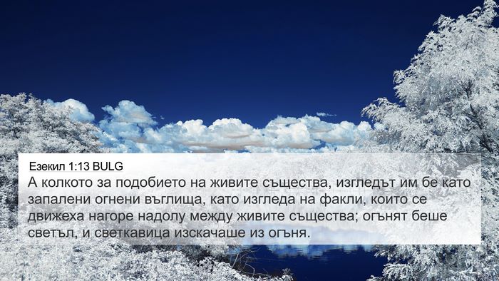 Езекил 1:13 BULG Bible Verse Image