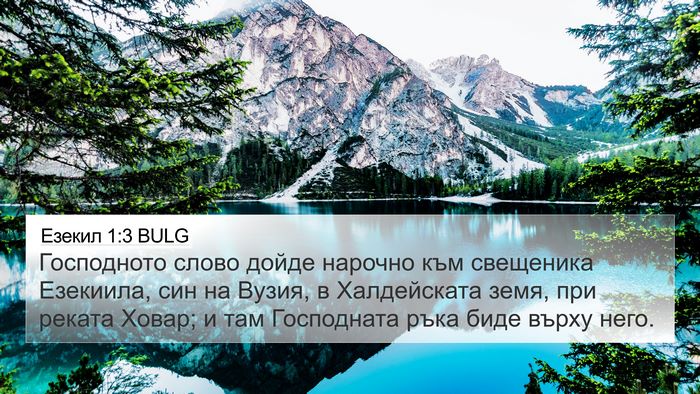 Езекил 1:3 BULG Bible Verse Image