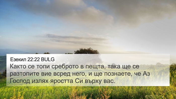 Езекил 22:22 BULG Bible Verse Image