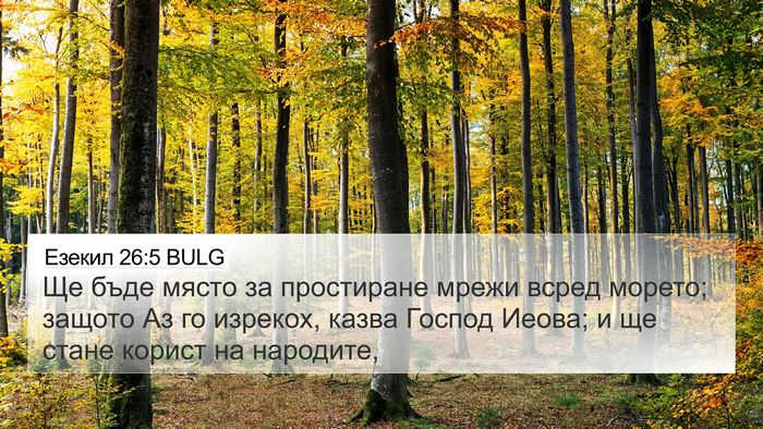 Езекил 26:5 BULG Bible Verse Image