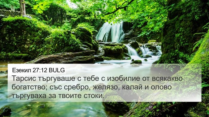Езекил 27:12 BULG Bible Verse Image