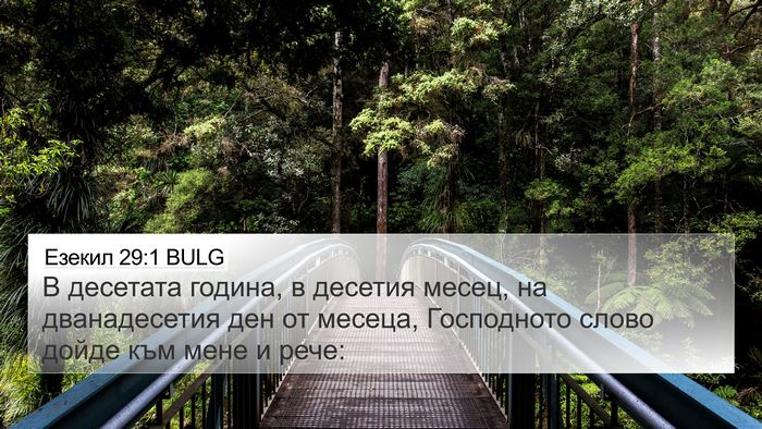 Езекил 29:1 BULG Bible Verse Image
