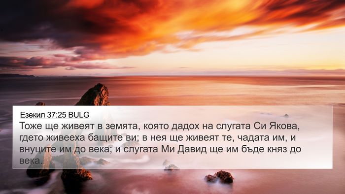 Езекил 37:25 BULG Bible Verse Image