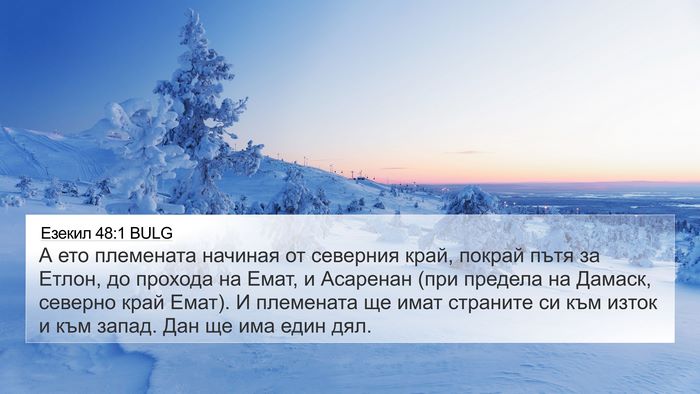 Езекил 48:1 BULG Bible Verse Image