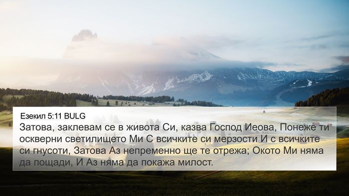 Езекил 5:11 BULG Bible Verse Image