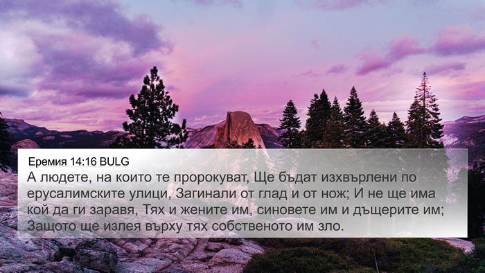 Еремия 14:16 BULG Bible Verse Image