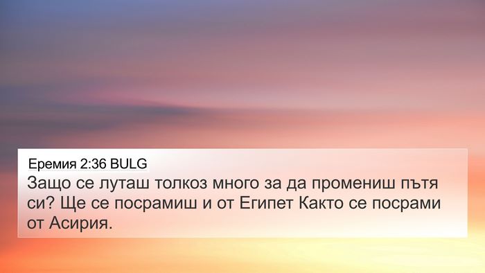 Еремия 2:36 BULG Bible Verse Image