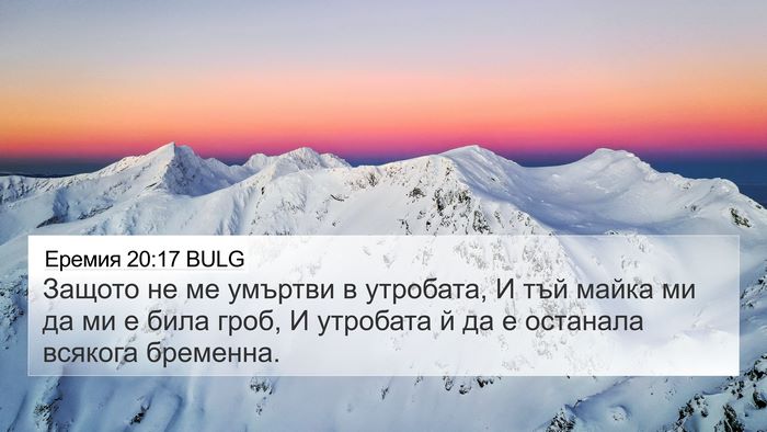 Еремия 20:17 BULG Bible Verse Image