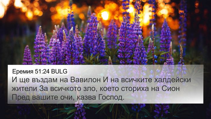 Еремия 51:24 BULG Bible Verse Image