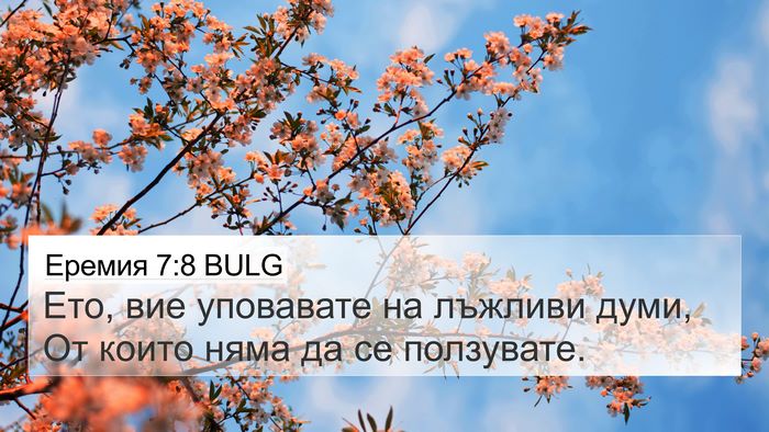 Еремия 7:8 BULG Bible Verse Image