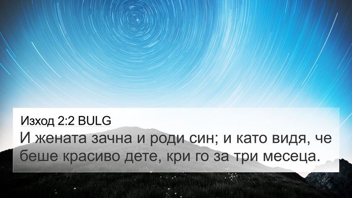 Изход 2:2 BULG Bible Verse Image
