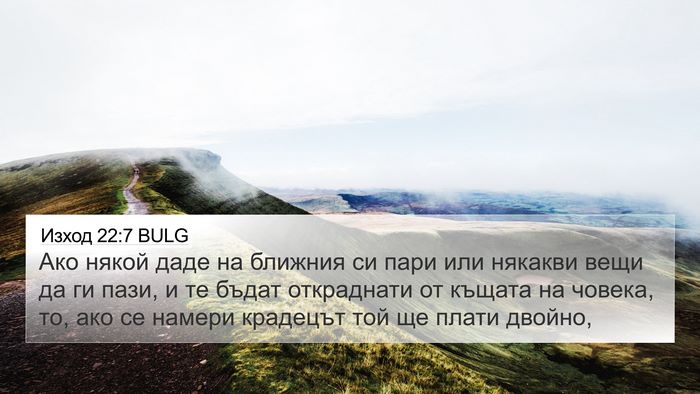 Изход 22:7 BULG Bible Verse Image