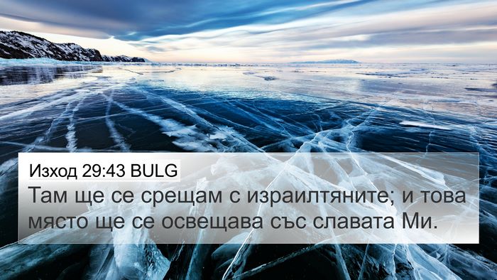 Изход 29:43 BULG Bible Verse Image