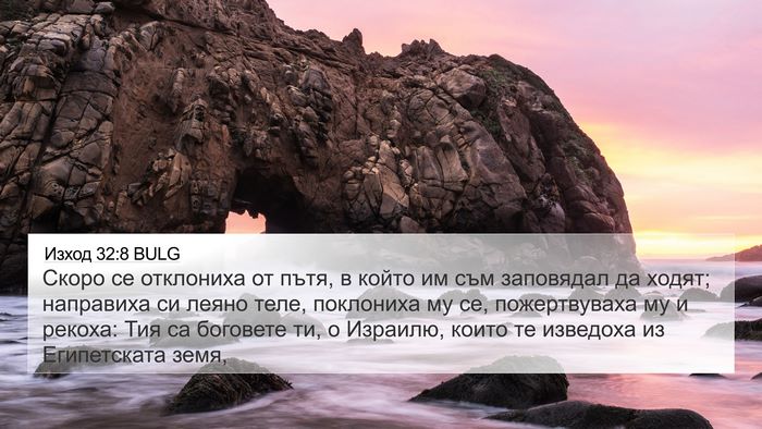 Изход 32:8 BULG Bible Verse Image