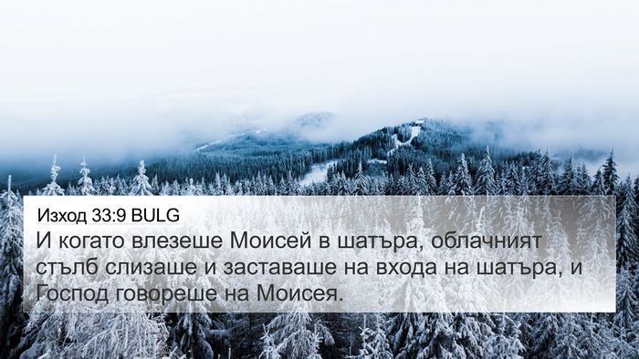 Изход 33:9 BULG Bible Verse Image