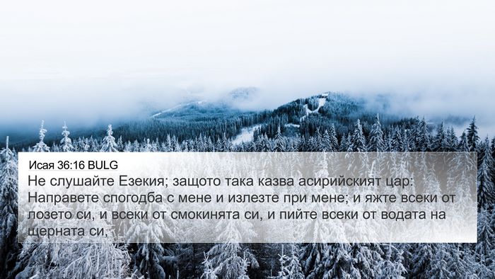 Исая 36:16 BULG Bible Verse Image