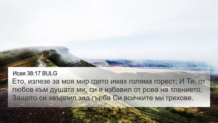 Исая 38:17 BULG Bible Verse Image