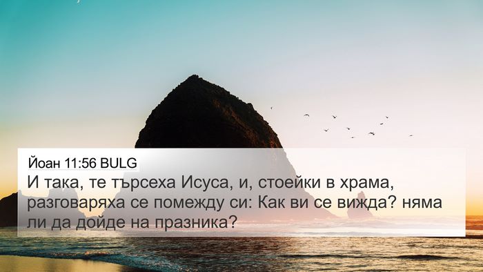 Йоан 11:56 BULG Bible Verse Image