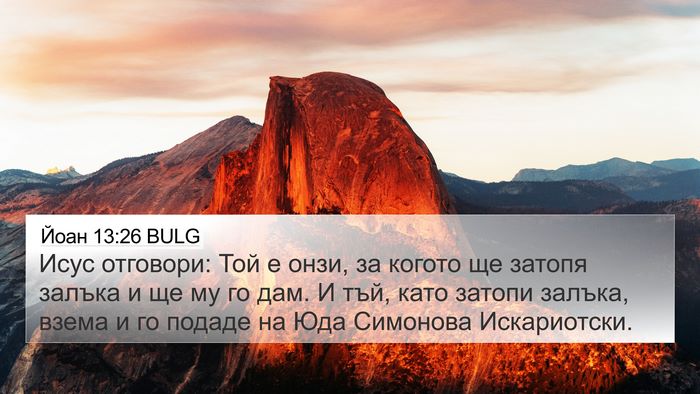Йоан 13:26 BULG Bible Verse Image