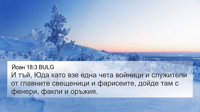 Йоан 18:3 BULG Bible Verse Image