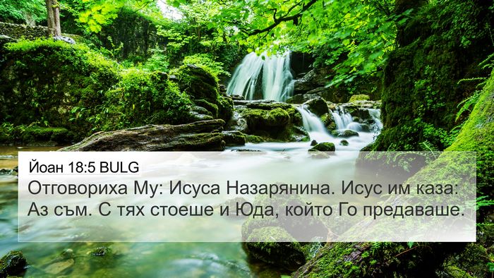 Йоан 18:5 BULG Bible Verse Image