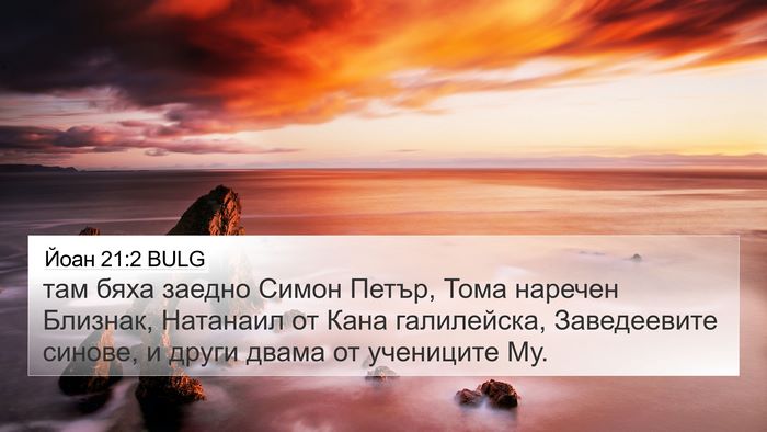 Йоан 21:2 BULG Bible Verse Image
