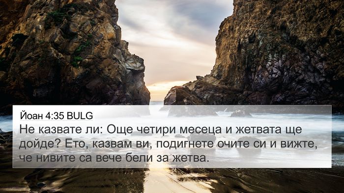 Йоан 4:35 BULG Bible Verse Image