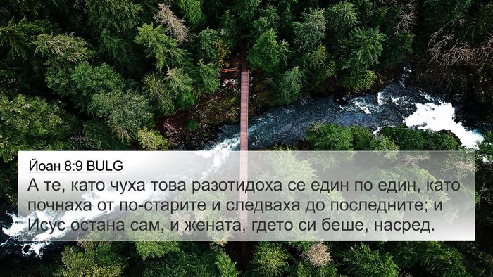 Йоан 8:9 BULG Bible Verse Image