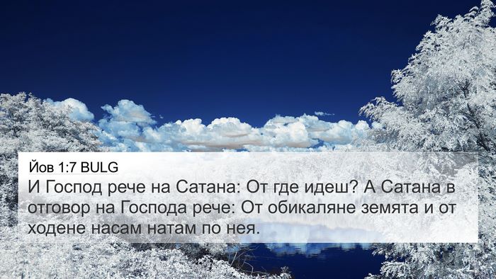 Йов 1:7 BULG Bible Verse Image