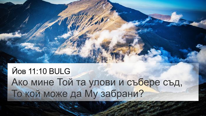 Йов 11:10 BULG Bible Verse Image