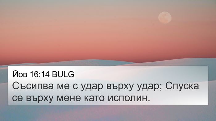 Йов 16:14 BULG Bible Verse Image