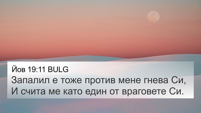 Йов 19:11 BULG Bible Verse Image