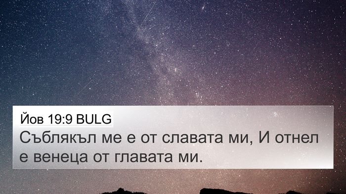 Йов 19:9 BULG Bible Verse Image