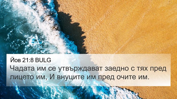 Йов 21:8 BULG Bible Verse Image
