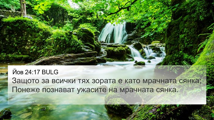 Йов 24:17 BULG Bible Verse Image