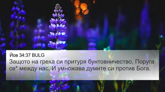 Йов 34:37 BULG Bible Verse Image