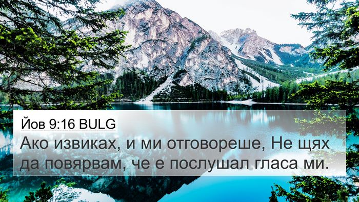 Йов 9:16 BULG Bible Verse Image