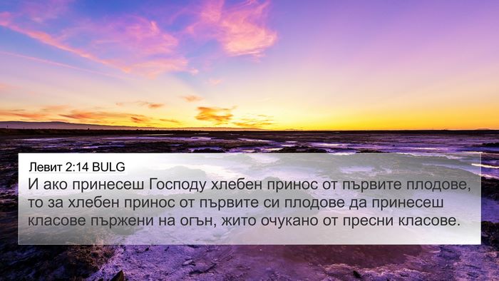 Левит 2:14 BULG Bible Verse Image