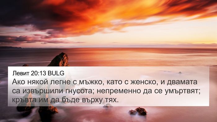 Левит 20:13 BULG Bible Verse Image