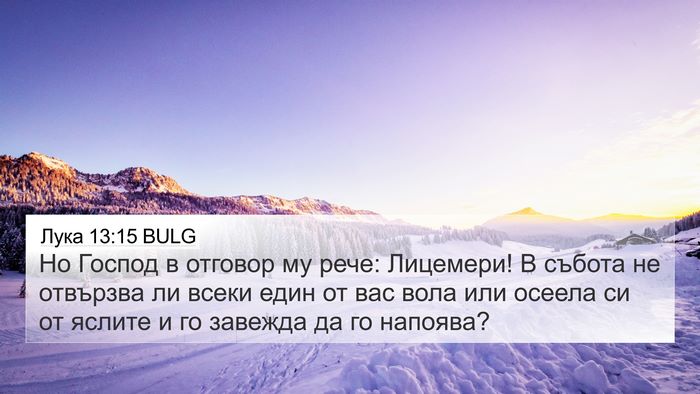 Лука 13:15 BULG Bible Verse Image