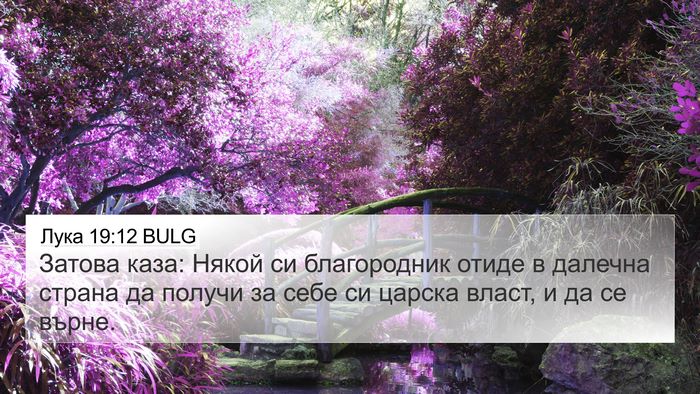 Лука 19:12 BULG Bible Verse Image