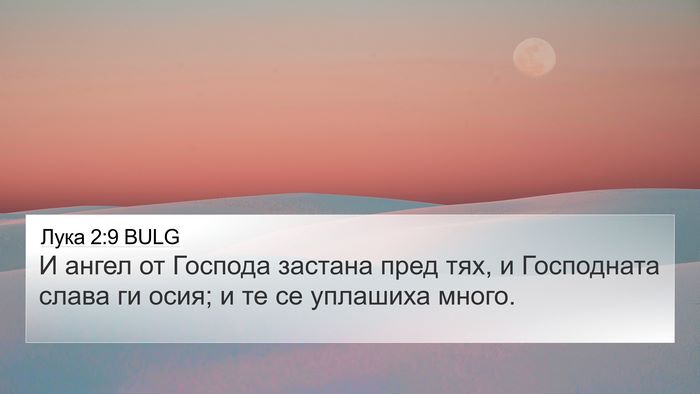 Лука 2:9 BULG Bible Verse Image