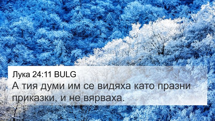 Лука 24:11 BULG Bible Verse Image