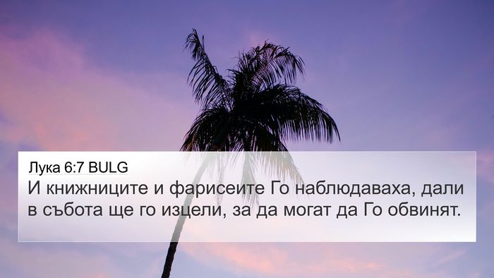 Лука 6:7 BULG Bible Verse Image