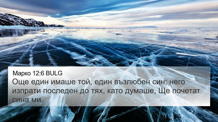 Марко 12:6 BULG Bible Verse Image