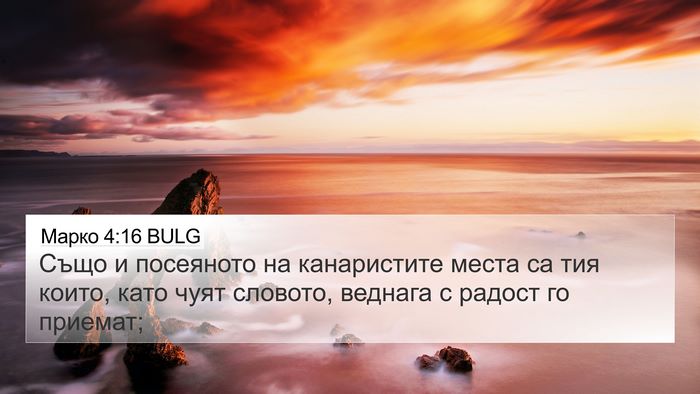 Марко 4:16 BULG Bible Verse Image
