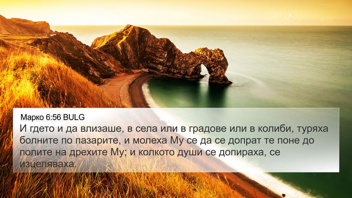 Марко 6:56 BULG Bible Verse Image