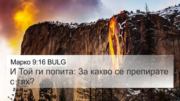 Марко 9:16 BULG 4K Wallpaper - И Той ги попита: 3а какво се - 4K Wallpaper Bible Verse