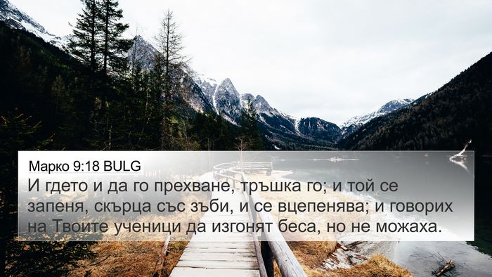Марко 9:18 BULG Bible Verse Image
