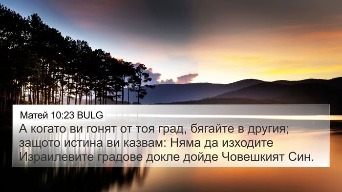 Матей 10:23 BULG Bible Verse Image